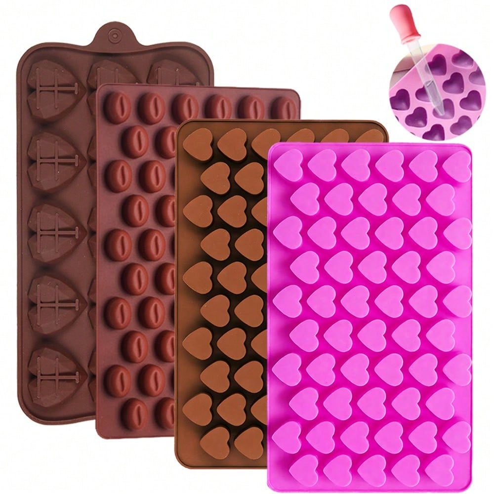 2pcs/set Heart-shaped Coffee B - Candle Wax Scale recension och pris