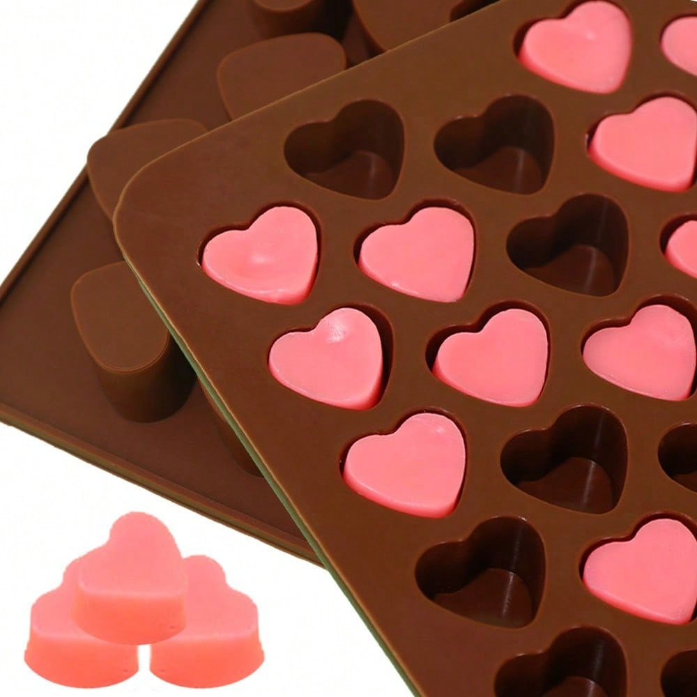 2pcs/set Heart-shaped Coffee B - Candle Wax Scale recension och pris