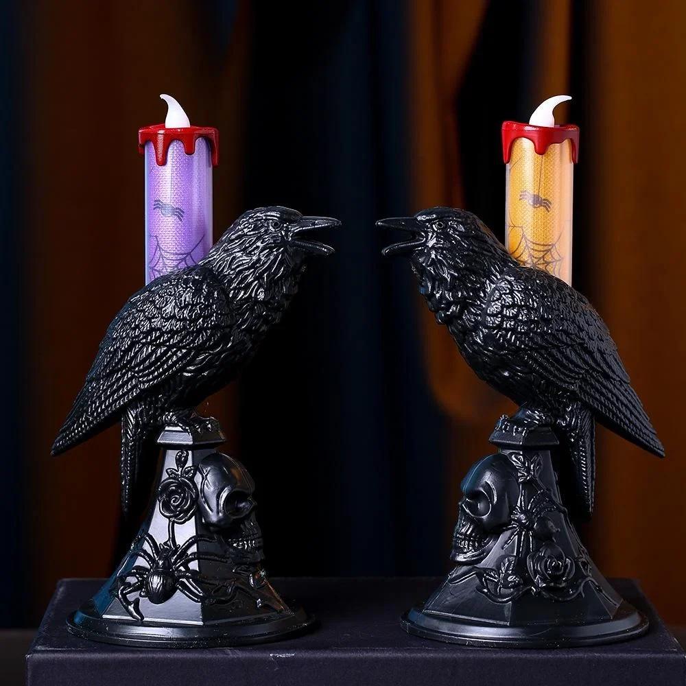 Black Crow Statue Candlestick  - Candle Supplies Europe recension och pris