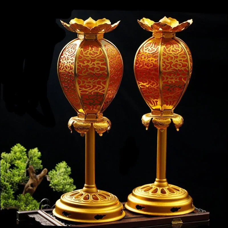 H24cm Aluminum gilded palace c - Candle Supplies Europe recension och pris